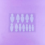 DNKa' Professional nail molds 36pcs #0002