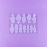 DNKa' Professional nail molds 36pcs #0003