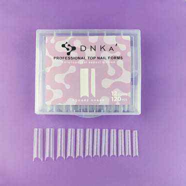 DNKa' Nail Forms Square Sharp 120pcs