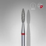 Diamantfräse "Flamme" Rot, Durchmesser 2.1 Mm / Arbeitsteil 8 Mm