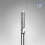 STALEKS EXPERT Diamantfräser "Abgerundeter Zylinder" blau, Durchmesser 2,5 mm, Arbeitsteil 10 mm