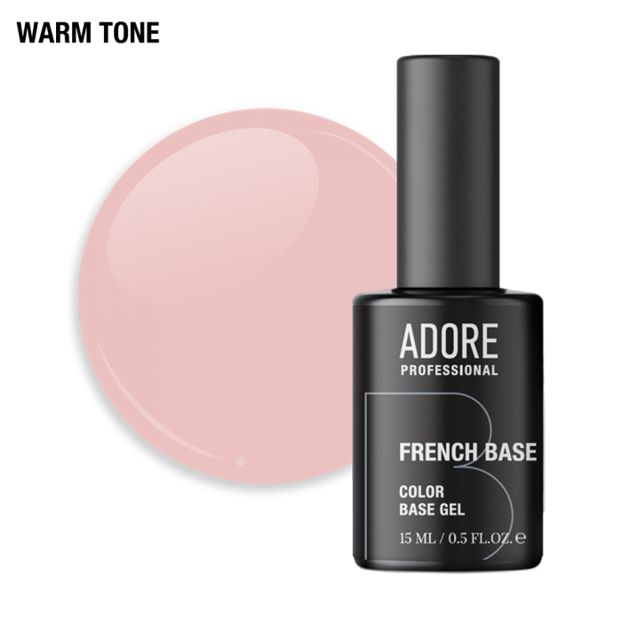 Adore Камуфлирующая база French Base #1, 15 мл