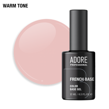 Adore Камуфлирующая база French Base #1, 15 мл