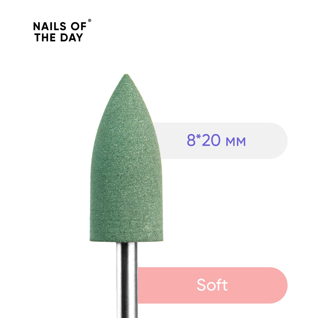 Nailsoftheday Silicone drill bit, soft 8*20 mm