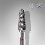 Hartmetallfräse "Kegelstumpf" lila, Durchmesser 6 mm / Arbeitsteil 14 mm