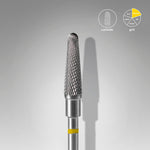 Hartmetallfräse "Kegelstumpf" Gelb, Durchmesser 4 Mm / Arbeitsteil 13 Mm