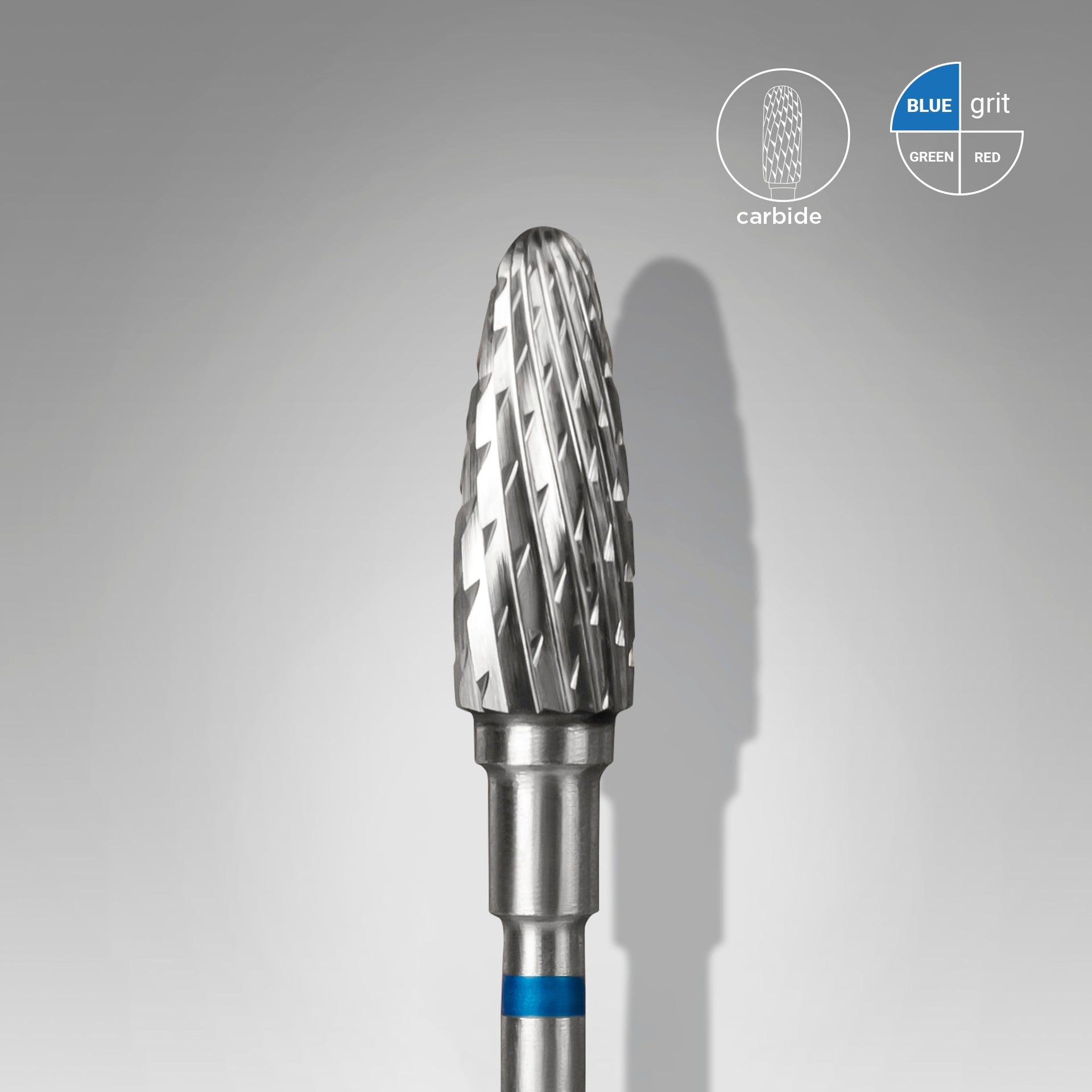 Hartmetallfräse "Mais" Blau, Durchmesser 5 Mm / Arbeitsteil 13 Mm