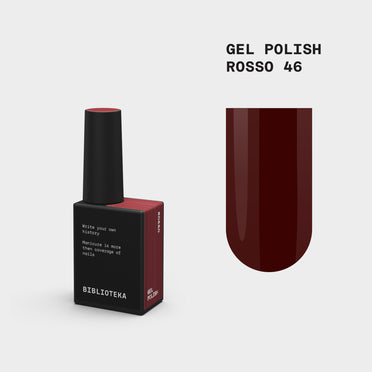Biblioteka Gel Polish #46 ROSSO, 10 ml