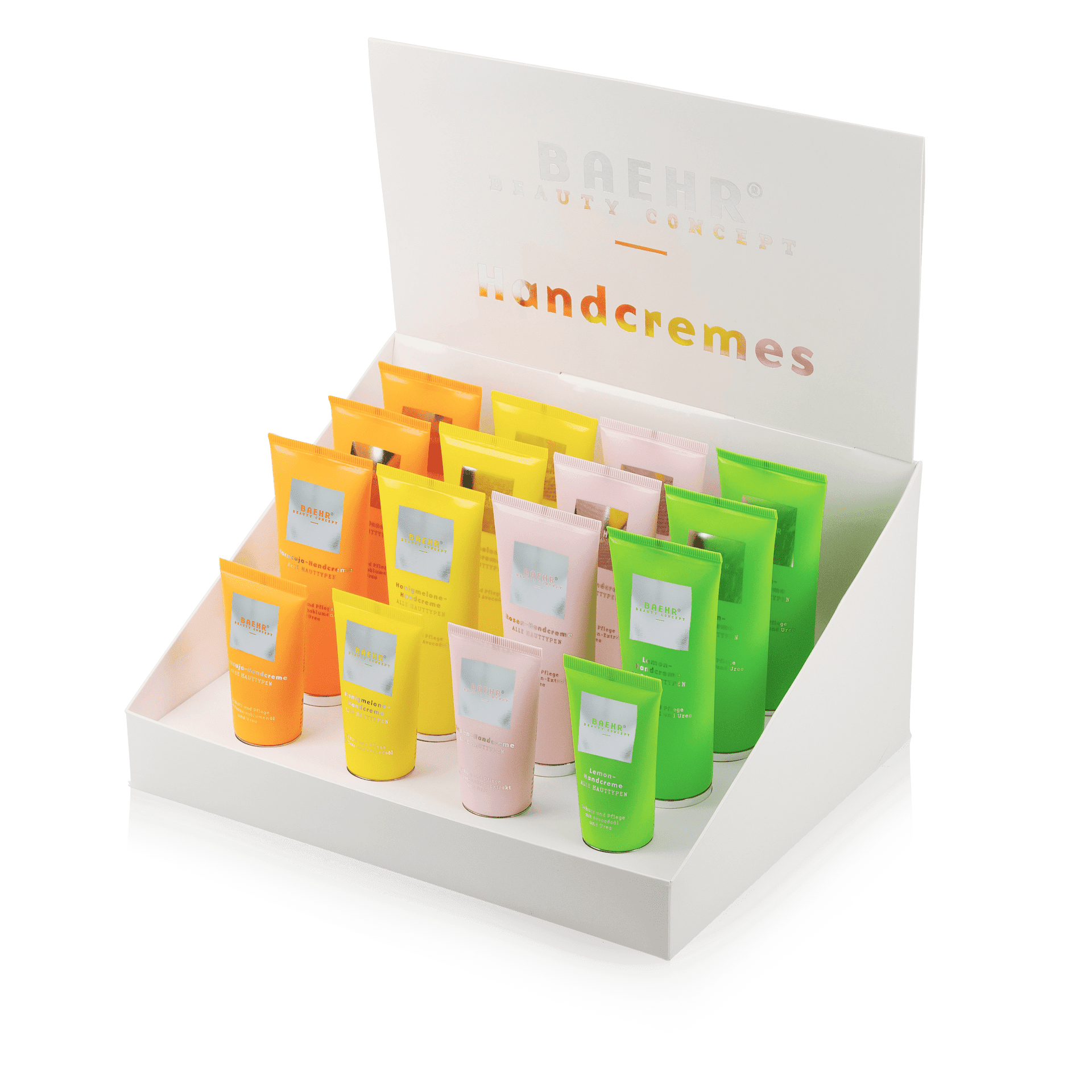 handcreme set im kartondisplay