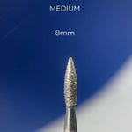 nailsoftheday diamond flame cutter 2.1*8 mm, blue