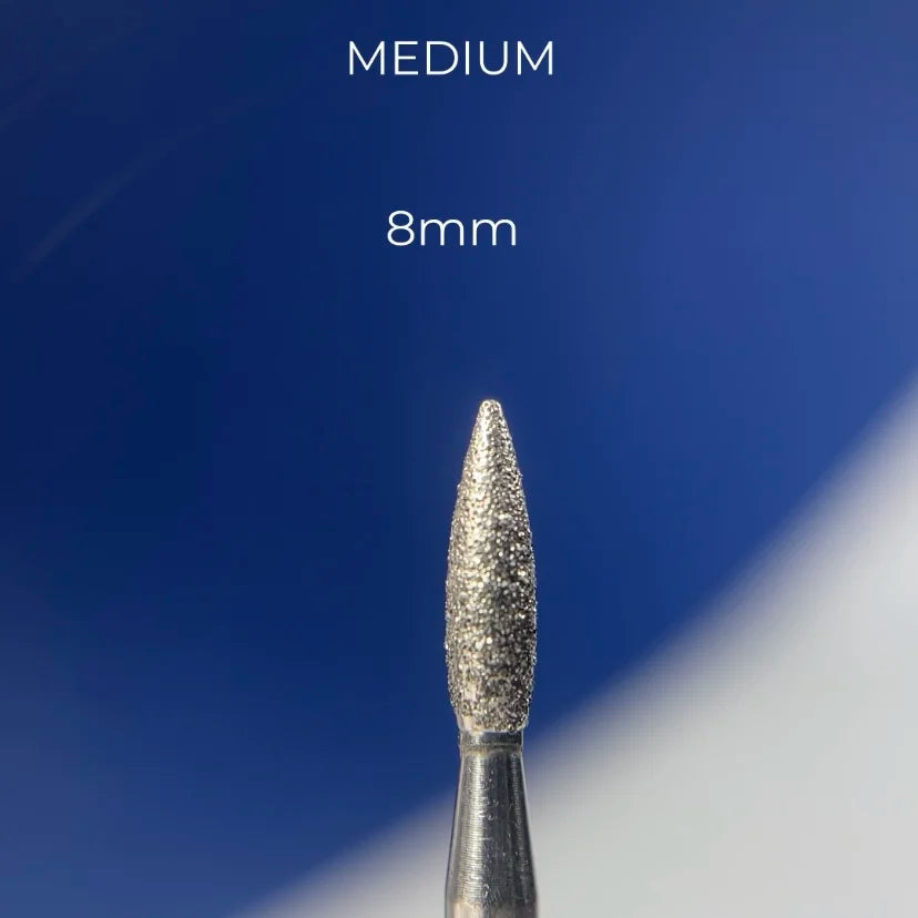 nailsoftheday diamond flame cutter 2.1*8 mm, blue