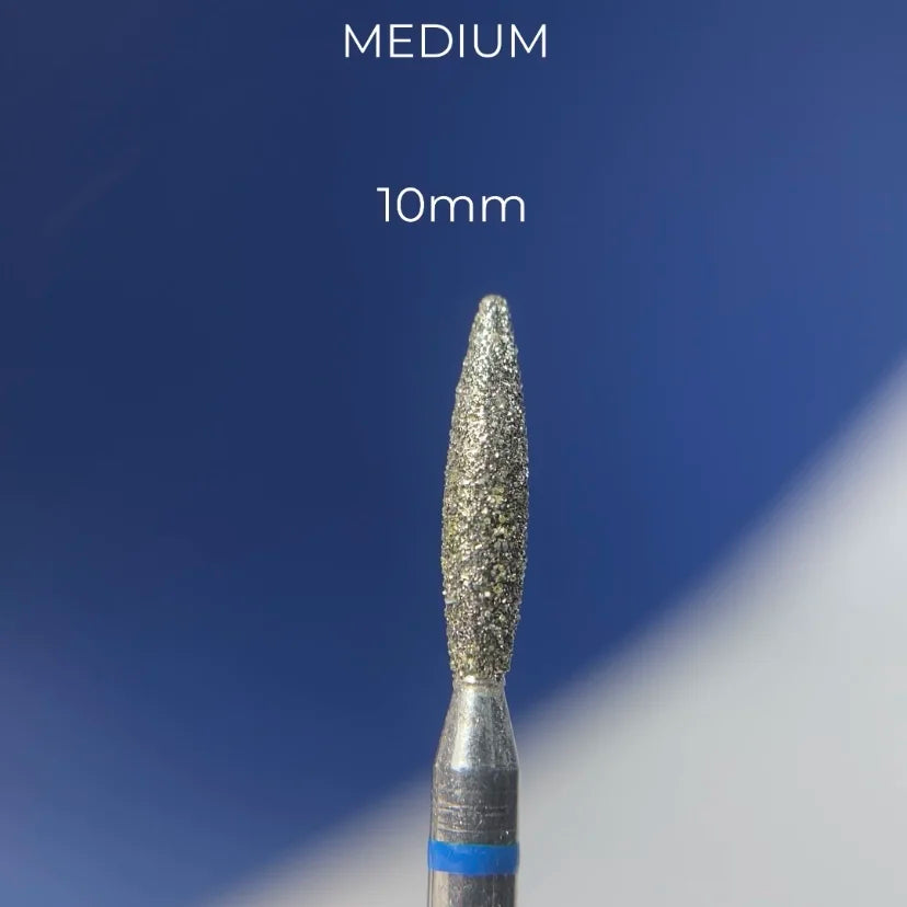 nailsoftheday diamond flame cutter 2.3*10 mm, blue