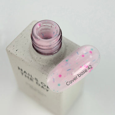 Nailsoftheday Cover basе 42 confetti, 10 мл