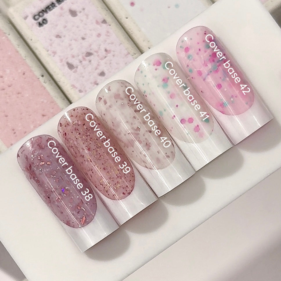 Nailsoftheday Cover basе 42 confetti, 10 ml