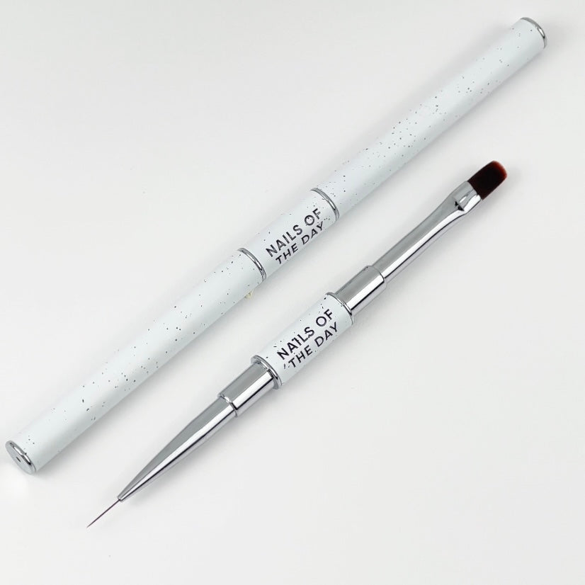 Nailsoftheday Professional Brush 2-in-1: Liner + Oval