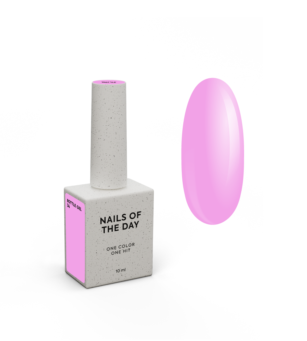 Nailsoftheday Bottle gel 34, 10 ml