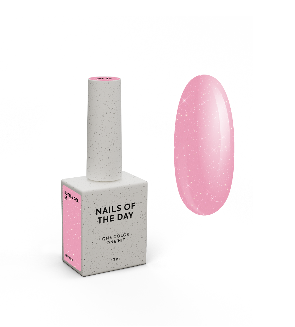 Nailsoftheday Bottle gel 48 shimmer, 10 ml