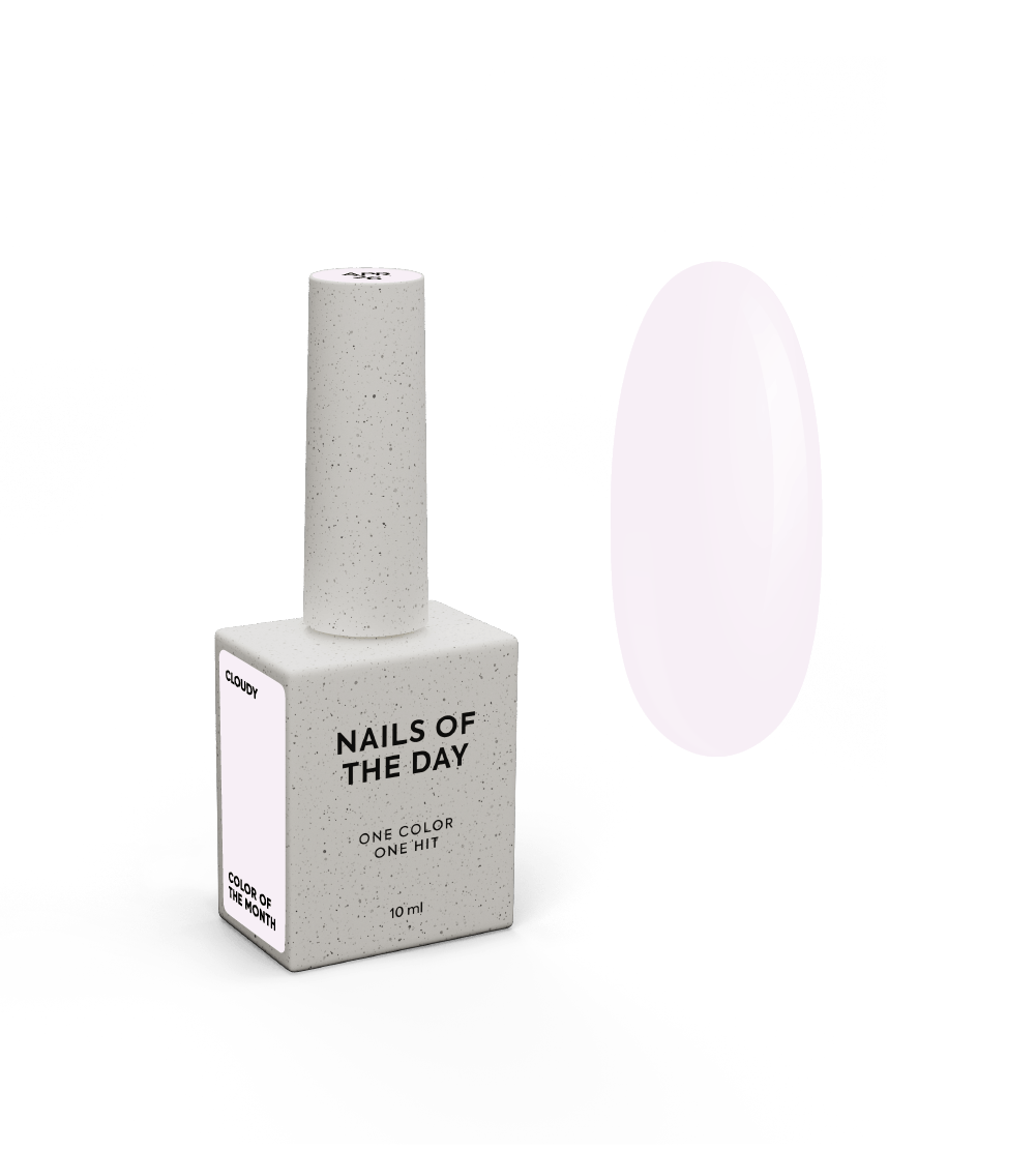 Nailsoftheday Color of the month April 2026 Cloudy