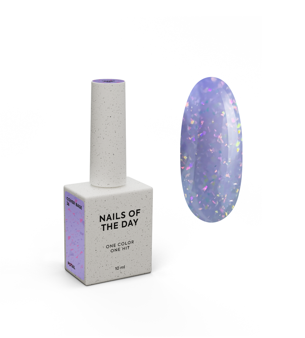 Nailsoftheday Cover basе 36 potal, 10 ml