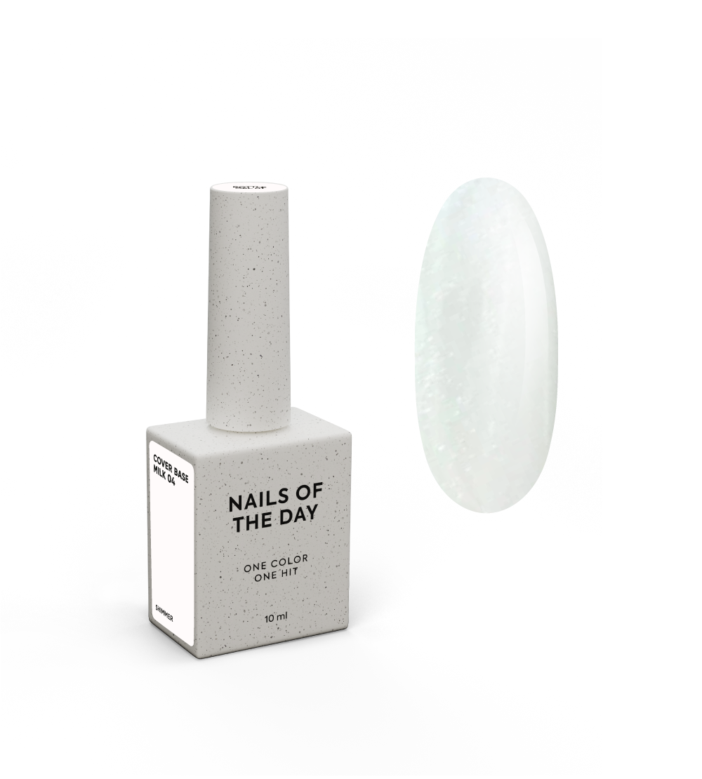Nailsoftheday Cover База milk 04 shimmer, 10 мл