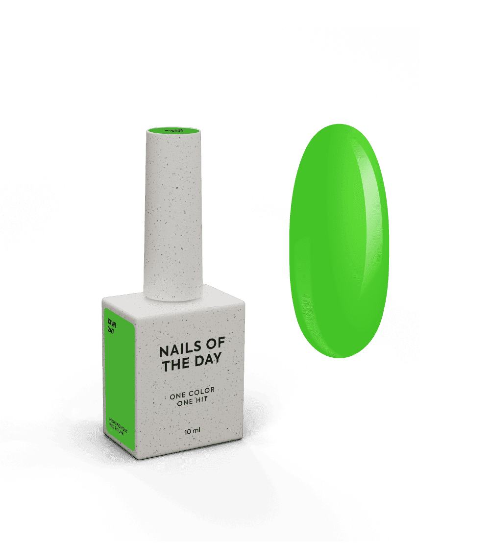 Nailsoftheday Gel Polish Kiwi-247, 10 ml