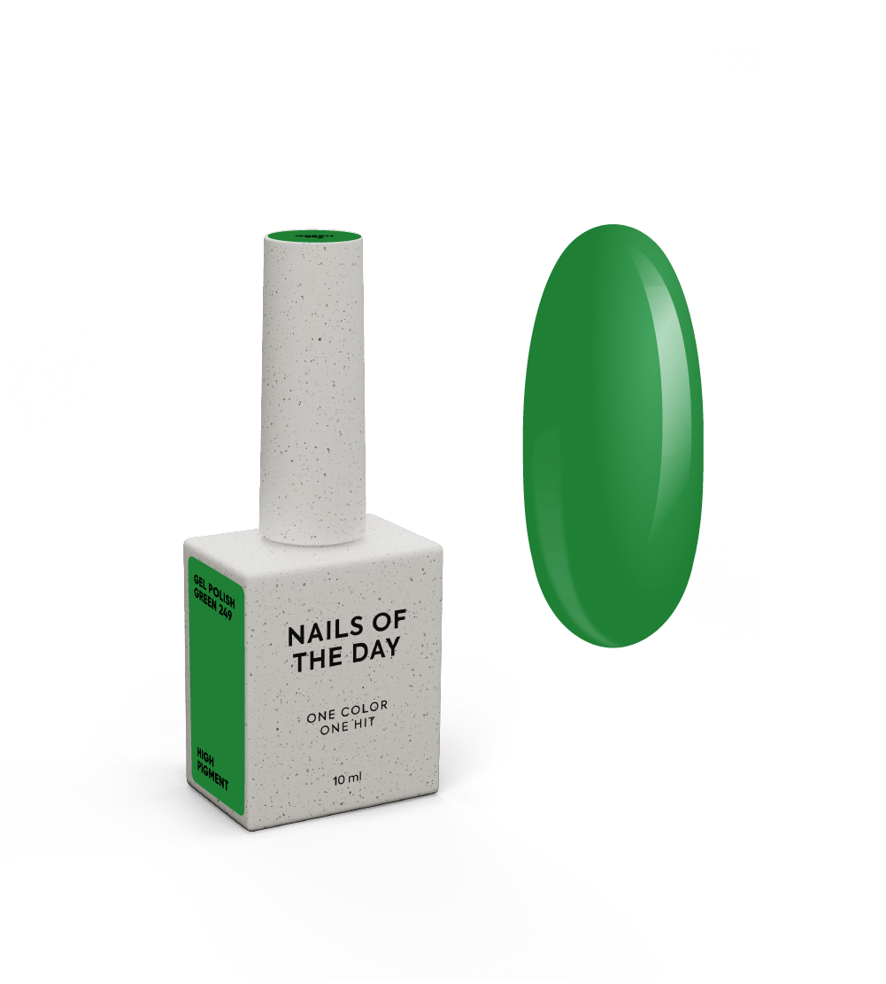 Nailsoftheday Gel Polish Green-249, 10 ml