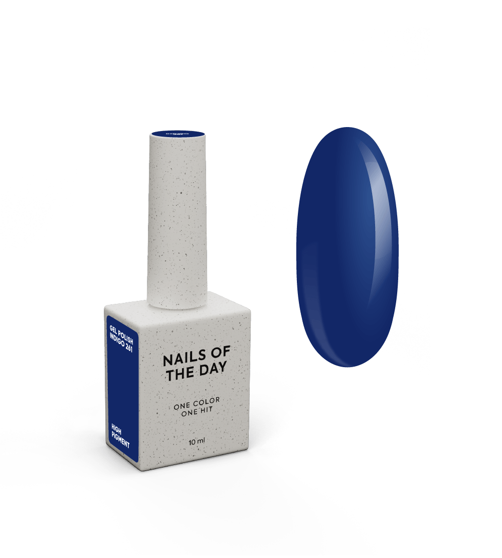 Гель-лак Nailsoftheday Indigo-261, 10 мл