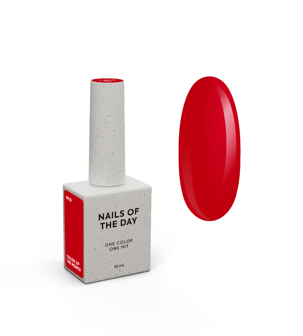 NAILSOFTHEDAY Color of the month March 2026 Wild