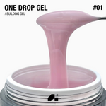Adore Гель для наращивания "One Drop Gel" pink kiss #01, 30 г