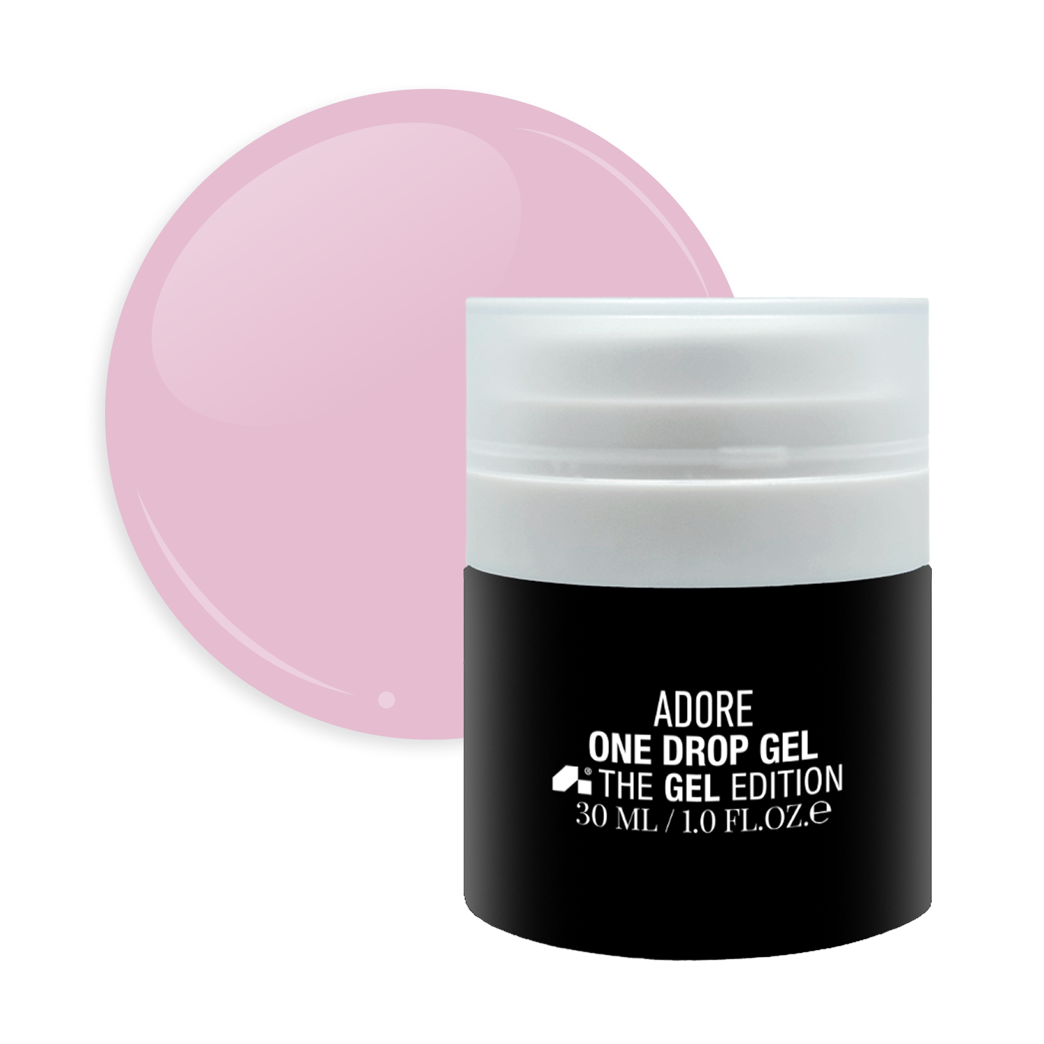 Adore Гель для наращивания "One Drop Gel" pink kiss #01, 30 г