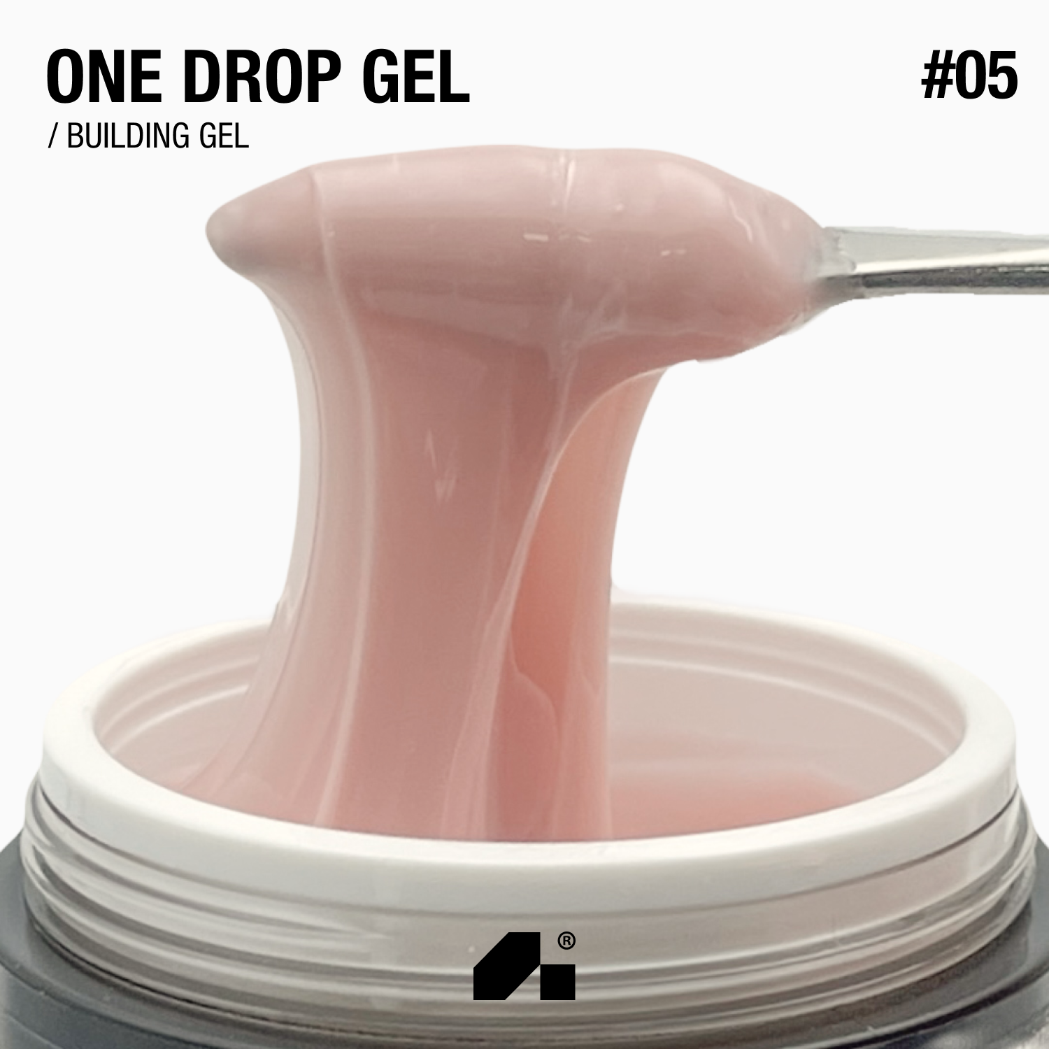 Adore Гель для наращивания "One Drop Gel" soft almond #05, 30 г