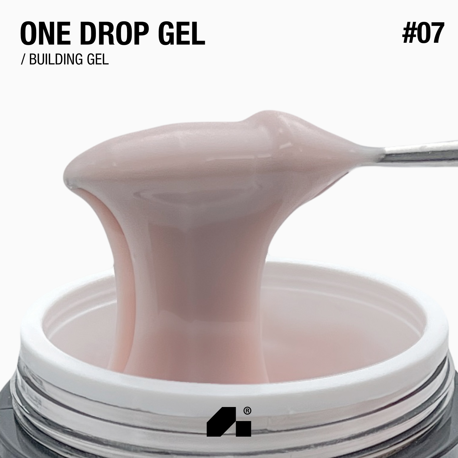 Adore Гель для наращивания "One Drop Gel" satin skin #07, 30 г