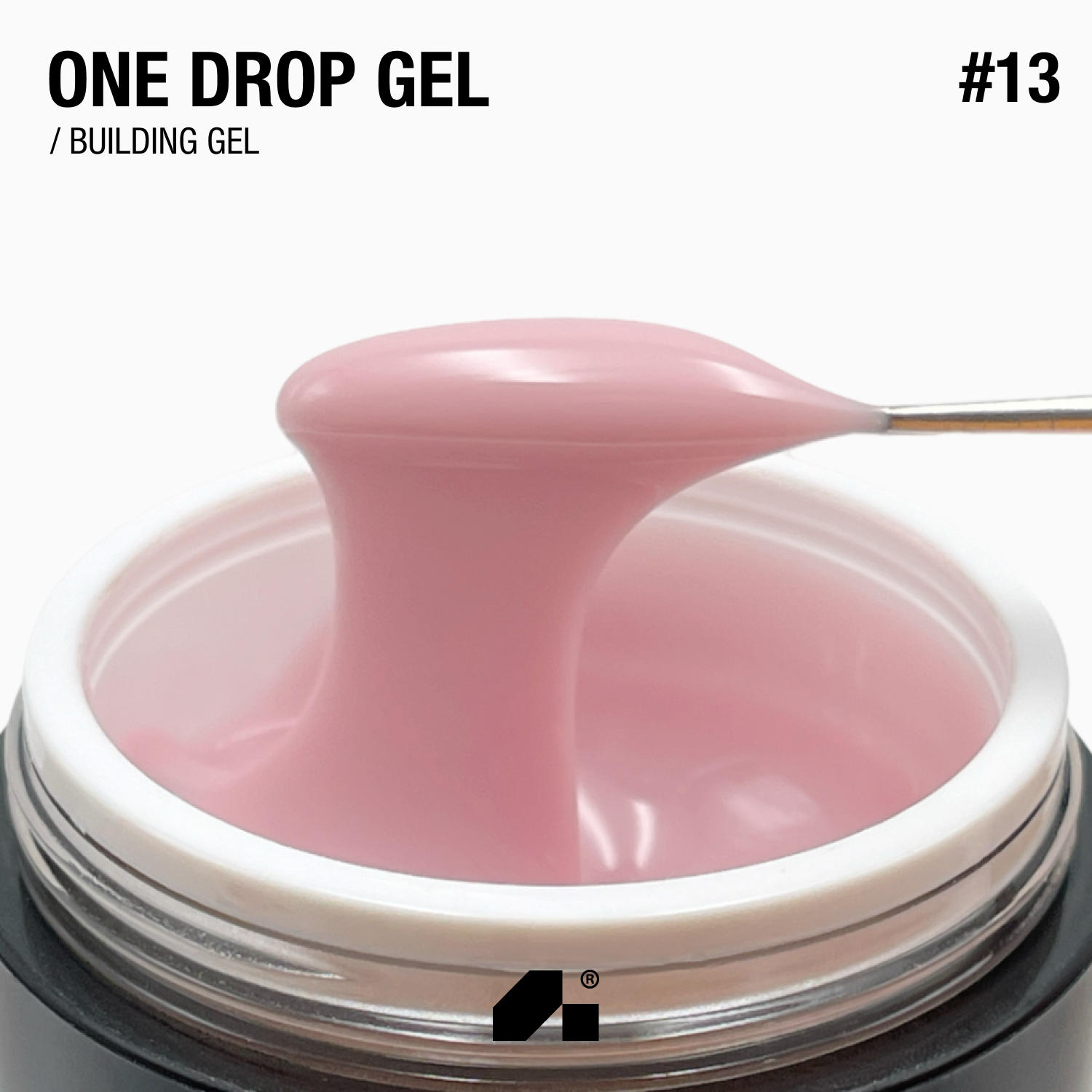 Adore Гель для наращивания "One Drop Gel" lipstick pink #13, 30 г