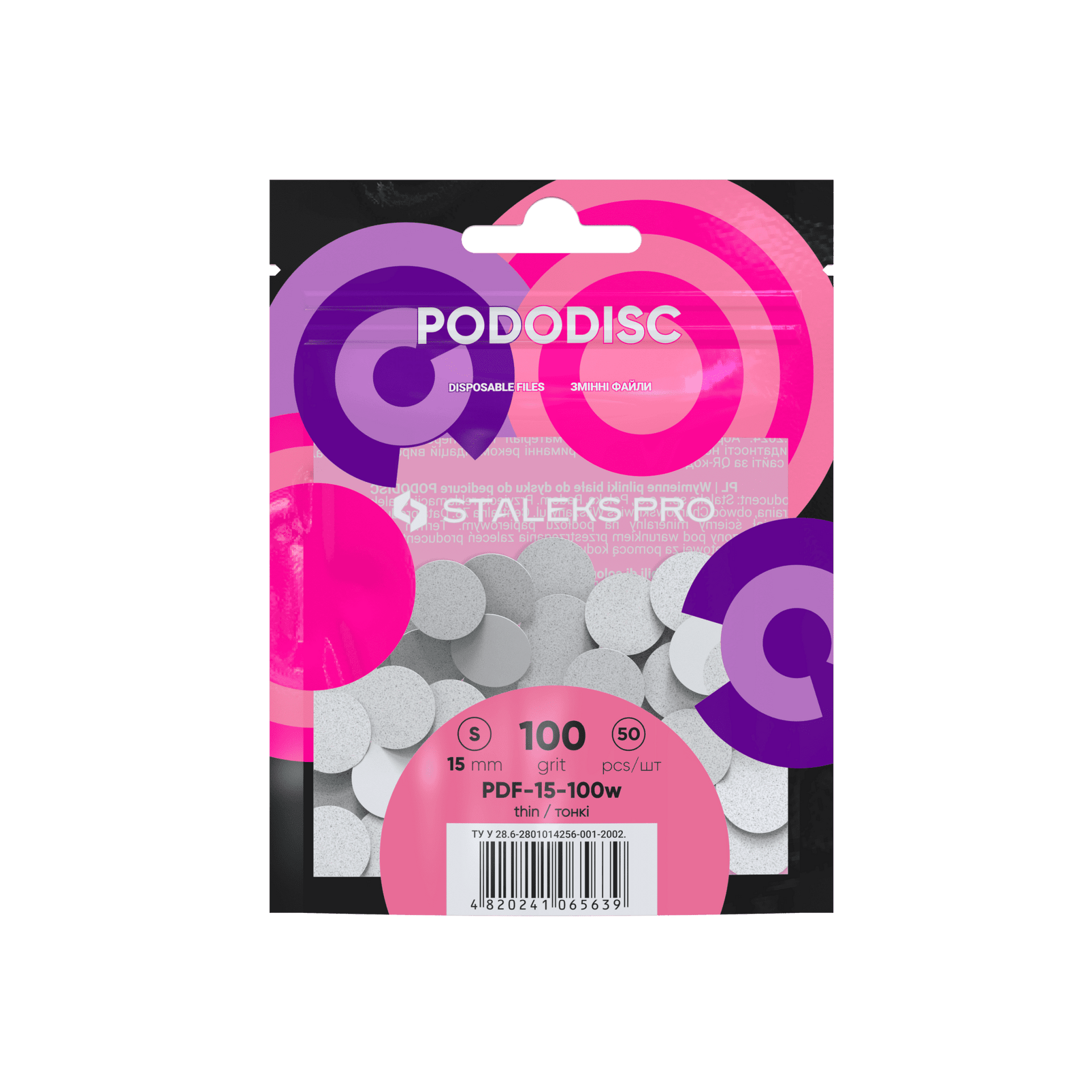 ersatzfeilen für pedikür scheibe pododisc staleks pro s (50 stück)