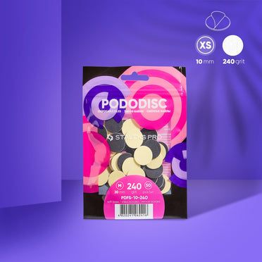 Одноразовые пилочки на мягкой основе для педикюрных дисков PODODISC STALEKS PRO XS (50 штук)