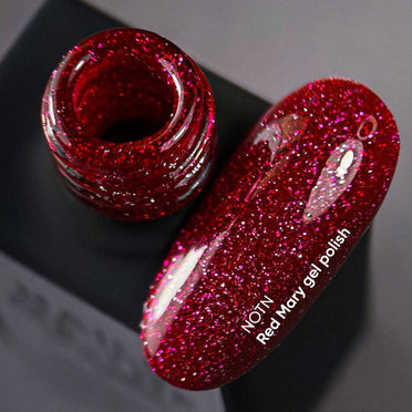 Nailsoftheday Gel Polish Red Mary-168, 10 ml