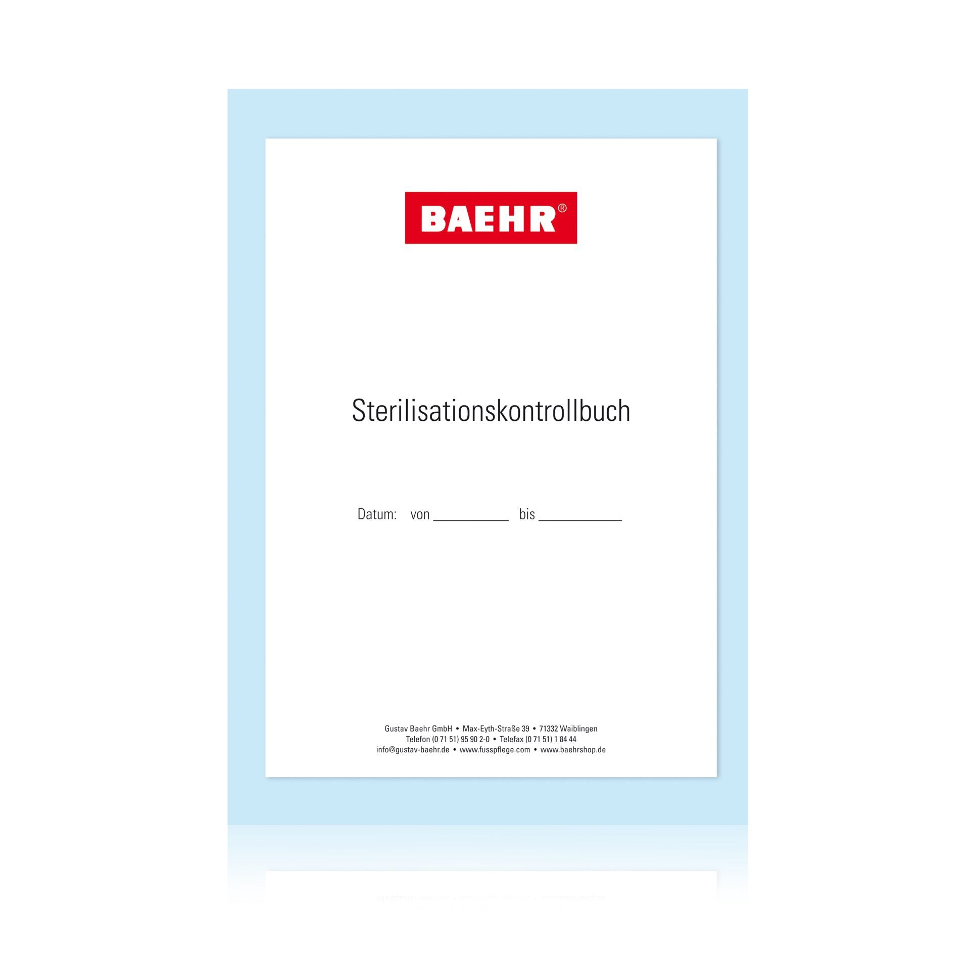 Sterilisations-Kontrollbuch