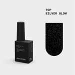 Biblioteka Silver Glow — топ без липкого слоя с UV-фильтром, 10 мл