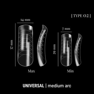 Adore Universelle Dual Forms für Nagelverlängerung – Type 02